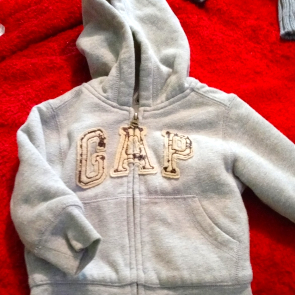 Boy Toddler Baby Gap Heavy Jacket hooded.